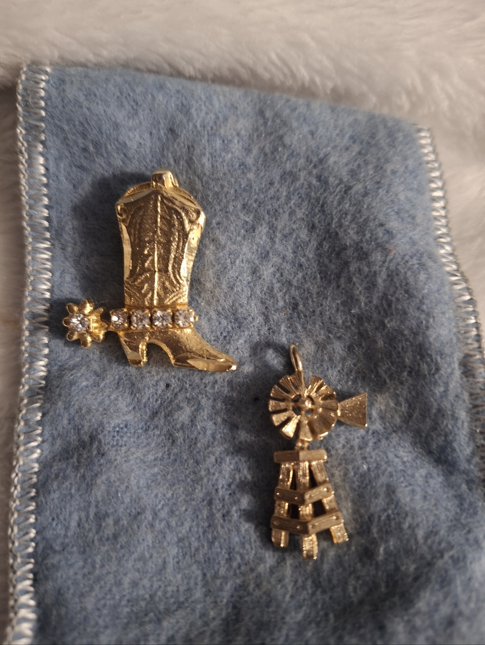 Boot And Windmill Pendants